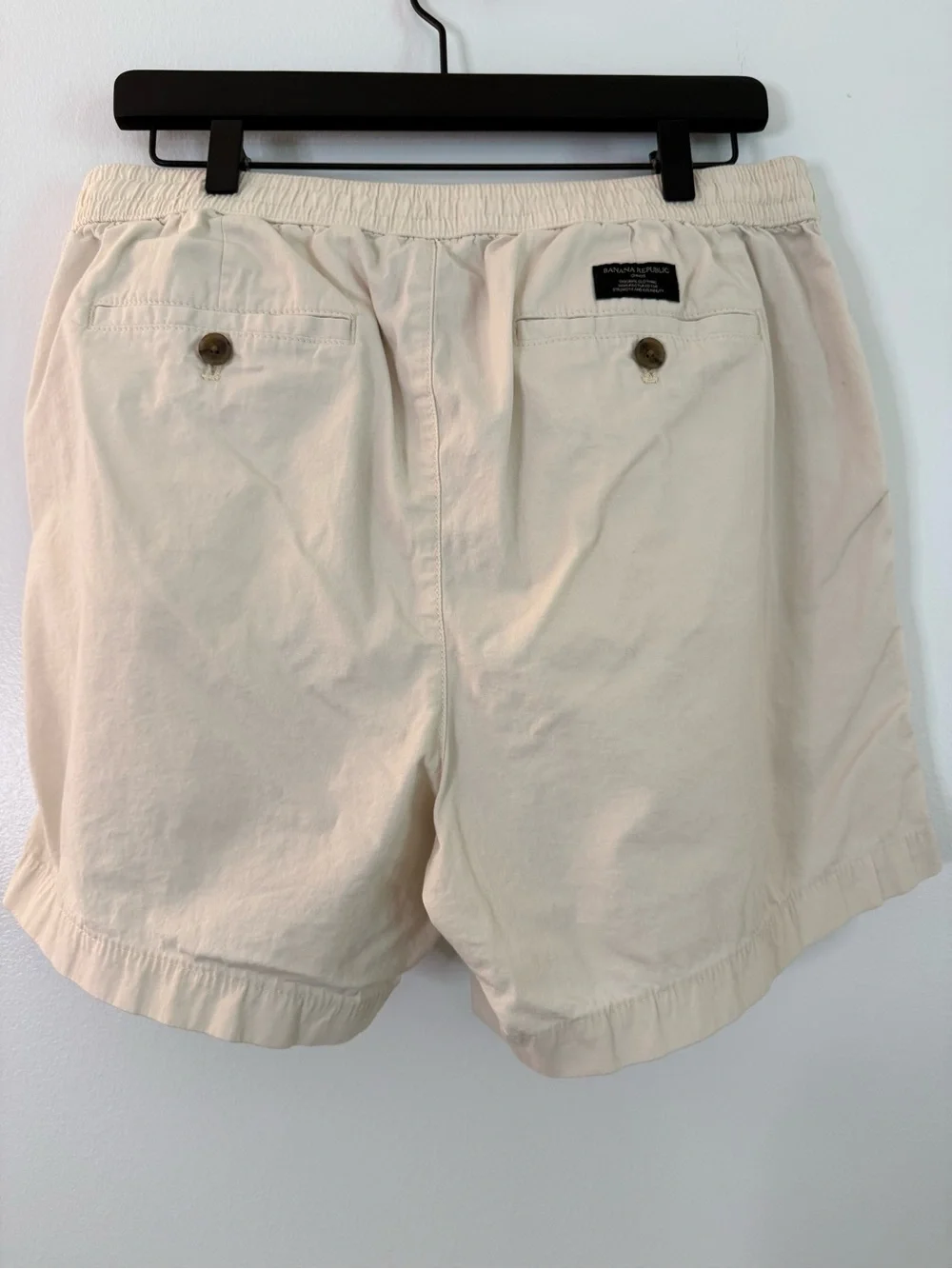 Banana Republic Summerweight Chino Shorts Men’s 35 Khaki